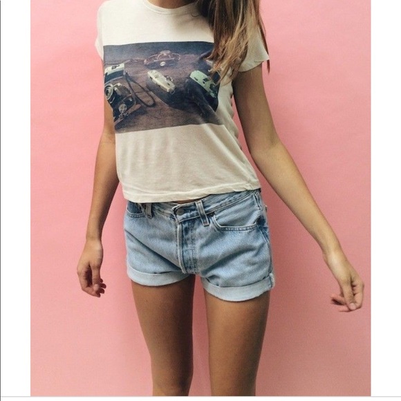 Brandy Melville Tops - BRAND NEW White graphic T shirt